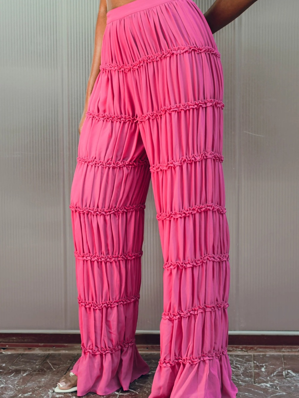 Andrea Iyamah Magenta Pants - Picture 2 of 2